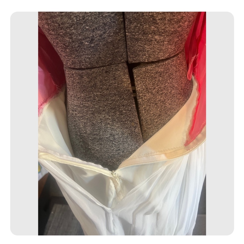 Beautiful vintage 50s pink and white dress As is - Picture 10 of 10